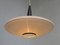 UFO Ceiling Light from Doria Leuchten, 1950s, Imagen 6