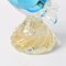 Vintage Blue and Gold Murano Glass Bird, 1960s 8