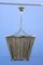 Chandelier in Brass and Bamboo, Italy, 1970s, Image 1