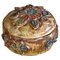 Box in Ceramic with Floral Decoration Pattern, Immagine 1