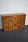 French Industrial Pine Apothecary Cabinet, Mid-20th Century, Image 17