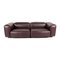 Modular Purple Leather Two-Seater Couch by Jasper Morrison for Vitra 1