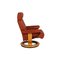 Pegasus Red Leather Armchair from Stressless 11