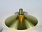 Danish Brass and Metal Pendant Lamp, 1960s 11