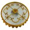 Golden Florentine Flower Shape Flush Mount by Banci Firenze, 1960s, Image 1