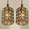 Circle Iron and Bubble Glass Chandeliers from Limburg 15