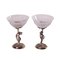 Silver and Crystal Glasses, Set of 2 1