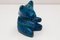 Koala Bear in Glazed Deep Rimini Blue Ceramic by Aldo Londi for Bitossi, 1965 2