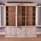 Antique Glazed Flemish Bookcase 8