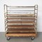 Bread Cart with Wooden Trays 1