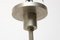 Bauhaus Nickel-Plated Chandelier, 1930s, Imagen 9