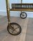 Neoclassical Style Brass Drinks Trolley with Removable Trays, France, 1940s, Image 6