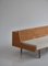 Oak and Rattan GE7 Daybed by Hans J. Wegner for GETAMA 7