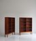 Scandinavian Teak and Oak Bookcases by Børge Mogensen fo FDB, 1950s, Set of 2 2