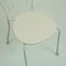 Austrian Mid-Century White Metal Stackable Garden Chairs, Set of 6, Imagen 9