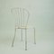 Austrian Mid-Century White Metal Stackable Garden Chairs, Set of 6, Image 5