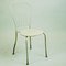 Austrian Mid-Century White Metal Stackable Garden Chairs, Set of 6, Imagen 3