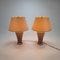 Rose Porcelain Table Lamps by Giulia Mangani, 1990s, Set of 2, Immagine 1