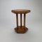 Scandinavian Bopoint Side Table in Patinated Leather, 1930s, Image 1