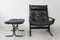 Siesta High-Back Chair with Ottoman by Ingmar Relling for Westnofa, 1960s, Set of 2, Image 7