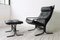 Siesta High-Back Chair with Ottoman by Ingmar Relling for Westnofa, 1960s, Set of 2 5
