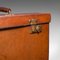 Antique English Record Producers Attache Briefcase in Leather, 1920 11