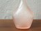 Italian Bottle in Sandblasted Pink Glass from Empoli, Image 3