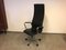 Black Leather Model 3292 Oxford Office Chair by Arne Jacobsen 1