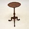 Antique Pie Crust Mahogany Wine Table 1