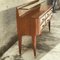 Italian Wooden Sideboard with Brass Feet and Handles, 1950s, Imagen 3