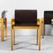 Vintage Chairs in Wood in the Style of Tobia & Afra Scarpa, 1970s, Set of 4 2