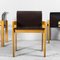Vintage Chairs in Wood in the Style of Tobia & Afra Scarpa, 1970s, Set of 4, Image 2