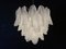 Vintage Italian Murano Glass Chandelier with 41 Rondini Glass Petals, 1980s, Image 11