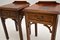 Antique Chippendale Style Mahogany Bedside Tables, Set of 2, Image 9