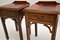 Antique Chippendale Style Mahogany Bedside Tables, Set of 2, Immagine 9
