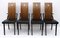 Postmodern Dining Chairs by Pierre Cardin, Italy, 1980s, Set of 4, Immagine 2