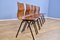 Dining Chairs in Teak Plywood by Obo Eromes, 1970s, Set of 6 2