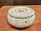 Italian Round Travertine Box with Lid by Fratelli Mannelli, 1960s, Imagen 1