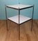 Mid-Century Brass & Faux Marble Side Table, 1960s, Immagine 1
