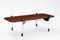 Italian Rosewood & Chrome Coffee Table 2