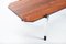 Italian Rosewood & Chrome Coffee Table, Image 4