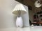 Vintage Danish White Ceramic Table Lamp by Per Rehfeld for Søholm, Image 7
