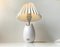 Vintage Danish White Ceramic Table Lamp by Per Rehfeld for Søholm 8