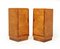 Art Deco Karelian Birch Bedside Cabinets, Set of 2 4