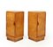 Art Deco Karelian Birch Bedside Cabinets, Set of 2 1