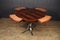 Mid-Century Modern Rosewood Flip Flap Lotus Dining Table by Dyrlund 7