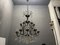 Large Wrought Iron Crystal Chandelier, 1920s, Immagine 1