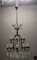 Large Wrought Iron Crystal Chandelier, 1920s, Image 10
