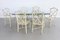 Italian Dining Chairs & Table in Varnished Bamboo, 1970s, Set of 7, Immagine 2