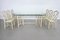 Italian Dining Chairs & Table in Varnished Bamboo, 1970s, Set of 7 16
